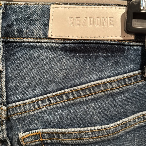 Re/Done 90s High Rise Ankle Crop Jeans 24 - Picture 8 of 8